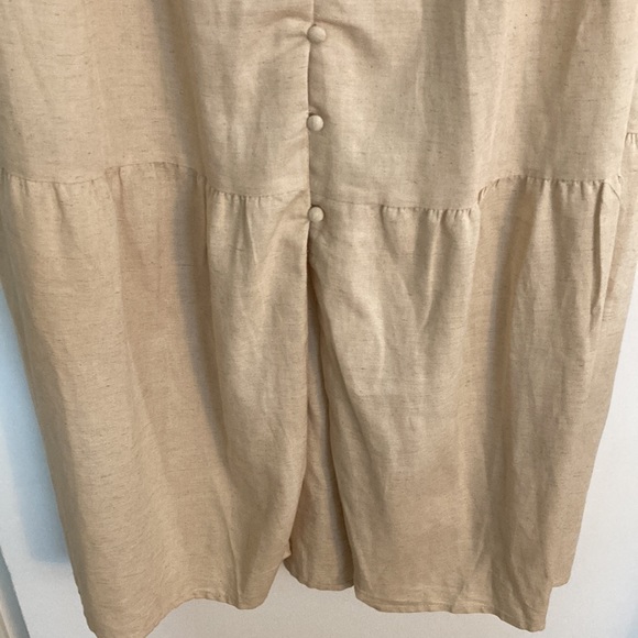 MIDNIGHT SKY, Size M, Rayon Cotton, Linen blend Skirt - Picture 5 of 7